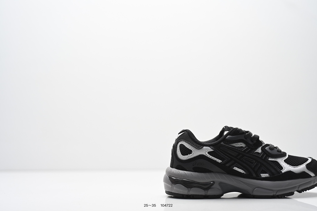 图片[2]-童鞋：ASICS/亚瑟士 Tiger GEL-NYC PS 户外越野休闲运动跑步鞋。#透气网眼鞋面配合部分合成革材质#采用全新AHAR+橡胶材质,更加耐磨. 货号：1201A789 001-选品中心