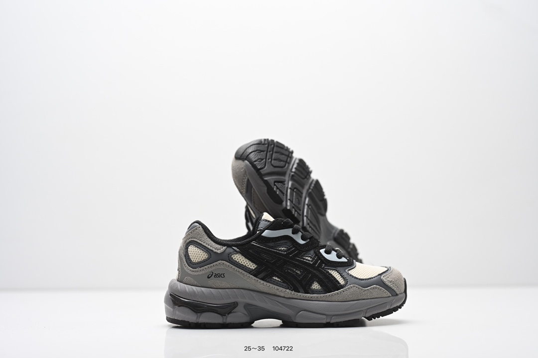 图片[5]-童鞋：ASICS/亚瑟士 Tiger GEL-NYC PS 户外越野休闲运动跑步鞋。#透气网眼鞋面配合部分合成革材质#采用全新AHAR+橡胶材质,更加耐磨. 货号：1201A789 001-选品中心