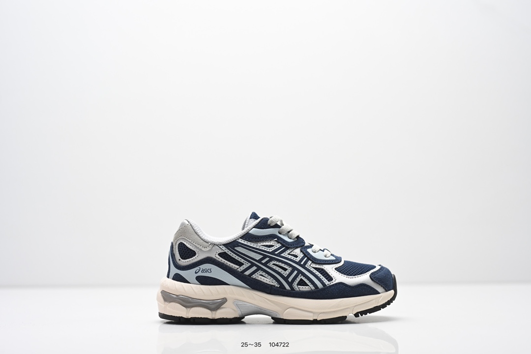 童鞋：ASICS/亚瑟士 Tiger GEL-NYC PS 户外越野休闲运动跑步鞋。#透气网眼鞋面配合部分合成革材质#采用全新AHAR+橡胶材质,更加耐磨. 货号：1201A789 001-选品中心