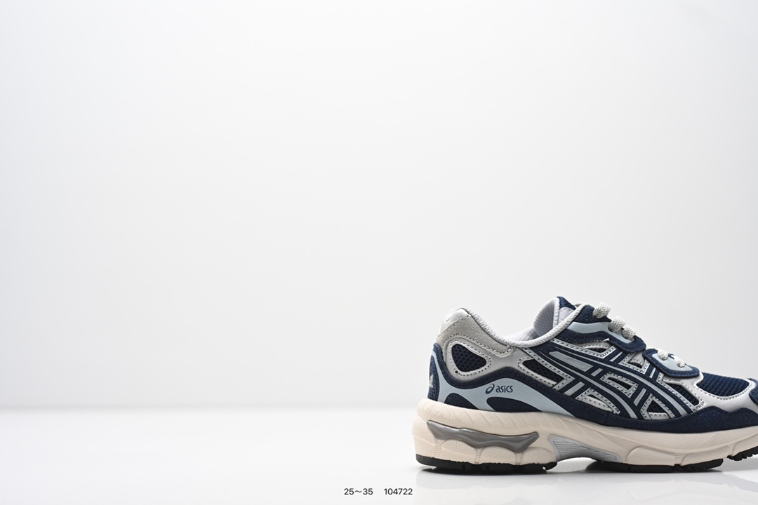 图片[2]-童鞋：ASICS/亚瑟士 Tiger GEL-NYC PS 户外越野休闲运动跑步鞋。#透气网眼鞋面配合部分合成革材质#采用全新AHAR+橡胶材质,更加耐磨. 货号：1201A789 001-选品中心