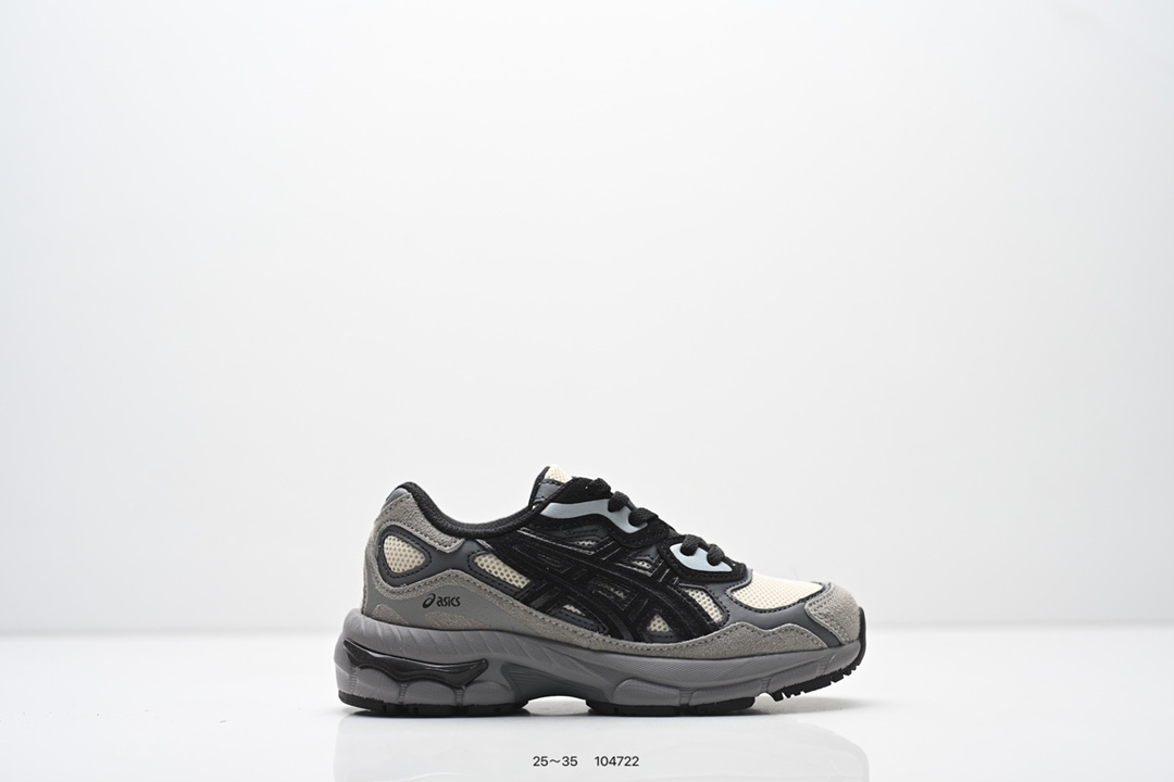 图片[3]-集合 童鞋：ASICS/亚瑟士 Tiger GEL-NYC PS 户外越野休闲运动跑步鞋。#透气网眼鞋面配合部分合成革材质#采用全新AHAR+橡胶材质,更加耐磨. 货号：1201A789 001-选品中心