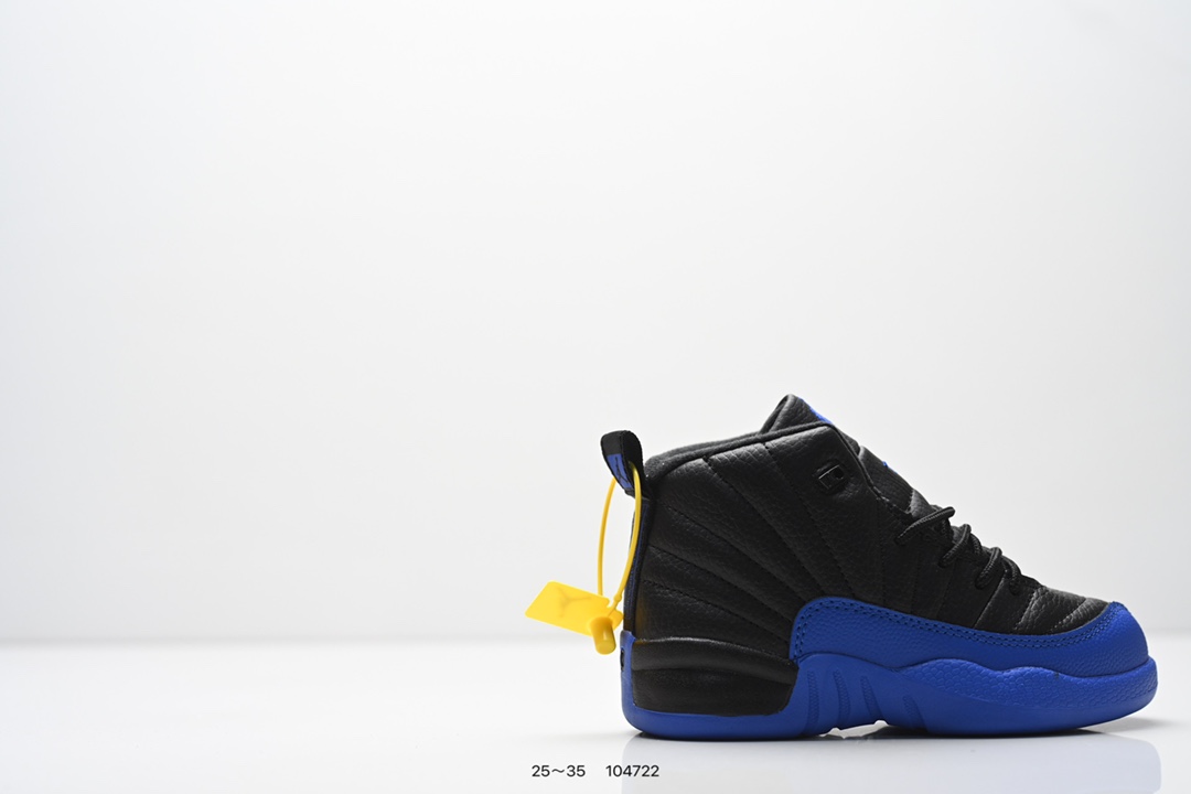 图片[2]-童鞋：Nike Air Jordan 12 防滑 高帮 AJ12代复古篮球鞋 货号：DR8887-100 尺码：25～35 ID：104722-选品中心