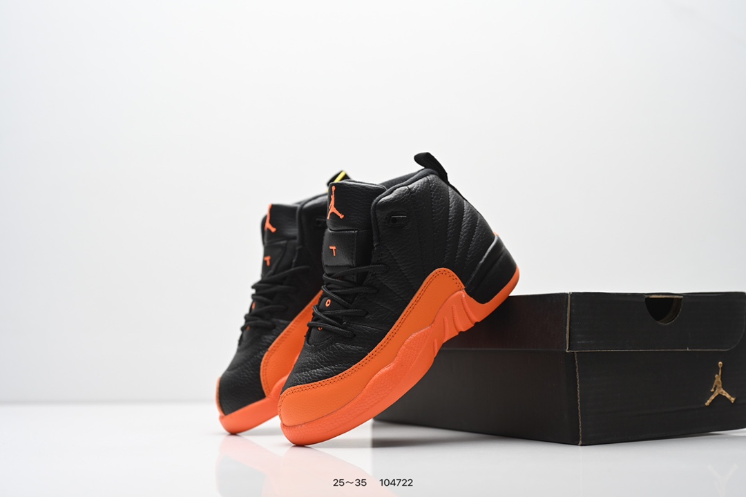 图片[9]-童鞋：Nike Air Jordan 12 防滑 高帮 AJ12代复古篮球鞋 货号：DR8887-100 尺码：25～35 ID：104722-选品中心