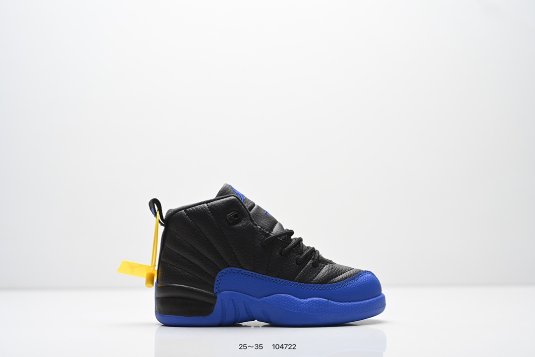 图片[2]-集合 童鞋：Nike Air Jordan 12 防滑 高帮 AJ12代复古篮球鞋 货号：DR8887-100 尺码：25～35 ID：104722-选品中心