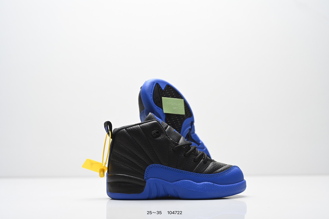图片[4]-集合 童鞋：Nike Air Jordan 12 防滑 高帮 AJ12代复古篮球鞋 货号：DR8887-100 尺码：25～35 ID：104722-选品中心