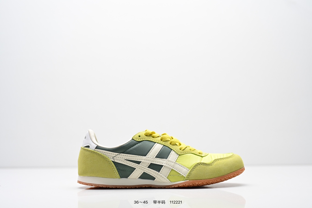 真标:亚瑟士 Onitsuka Serrano Vin 亚瑟士鬼冢虎 复古经典板鞋 编码: 112221 货号:1183B400-501 尺码:看图所示