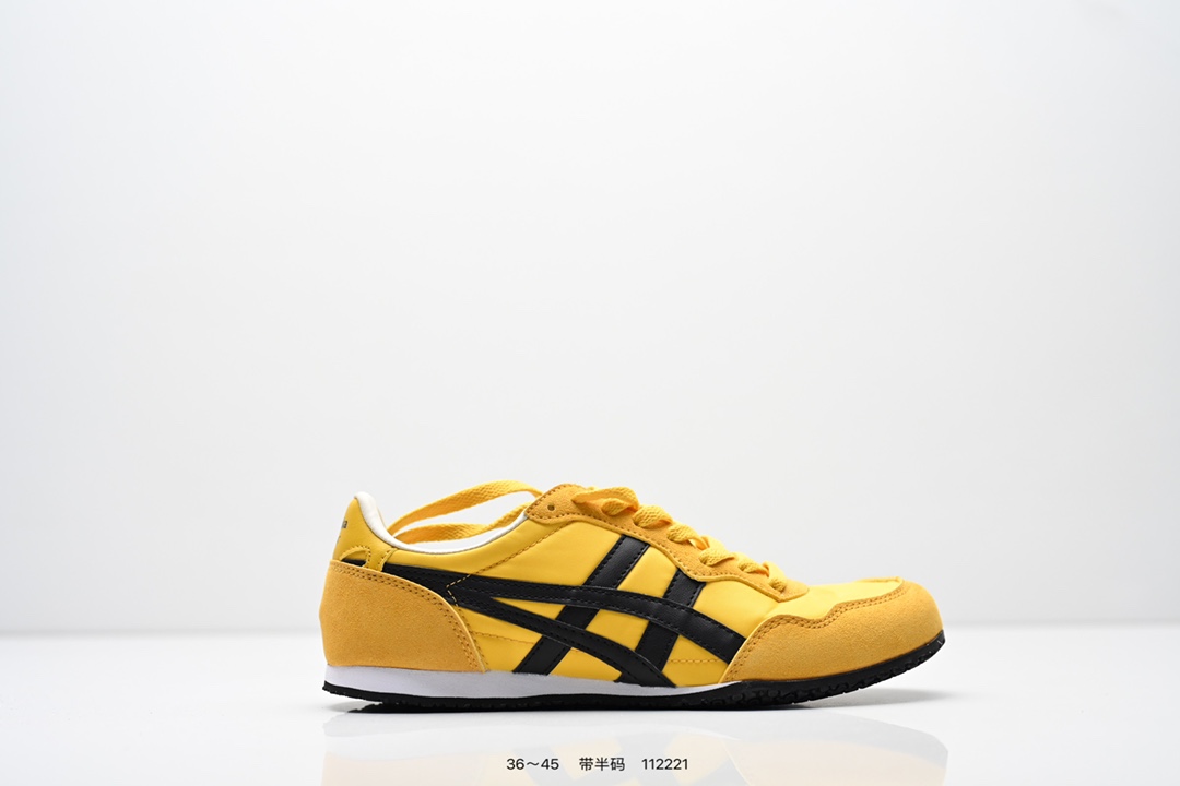 集合💰105
 真标：亚瑟士 Onitsuka Serrano Vin 亚瑟士鬼冢虎 复古经典板鞋  
编码: 112221
货号：1183B400-501
尺码：看图所示