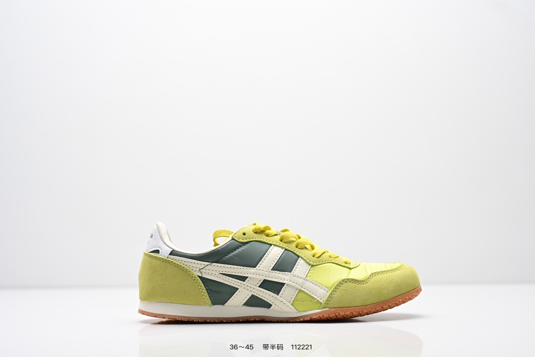 集合💰105
 真标：亚瑟士 Onitsuka Serrano Vin 亚瑟士鬼冢虎 复古经典板鞋  
编码: 112221
货号：1183B400-501
尺码：看图所示