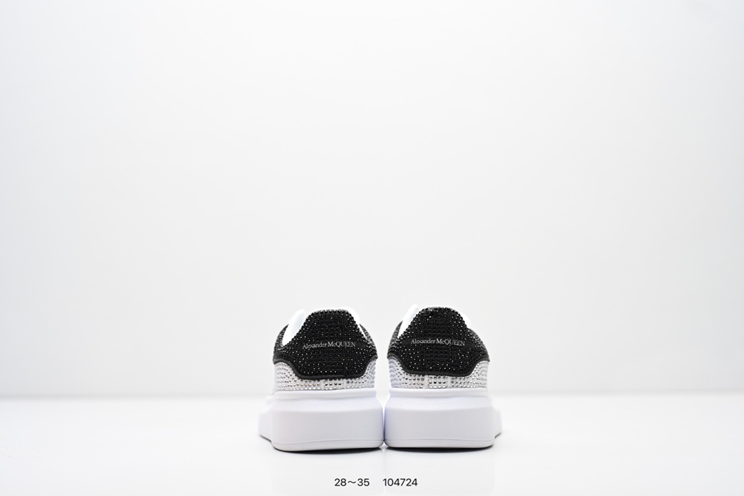 图片[7]-童鞋：Alexander McQueen 麦昆 官网同步发售 官方新配色面料采用进口丝绸亚光原版牛皮 水染羊皮内里，牛皮垫脚 原版大底 回弹度极佳 耐磨又舒适 鞋底厚4.5cm 全套原版包装 进出专柜无压力 尺码：28～35-选品中心