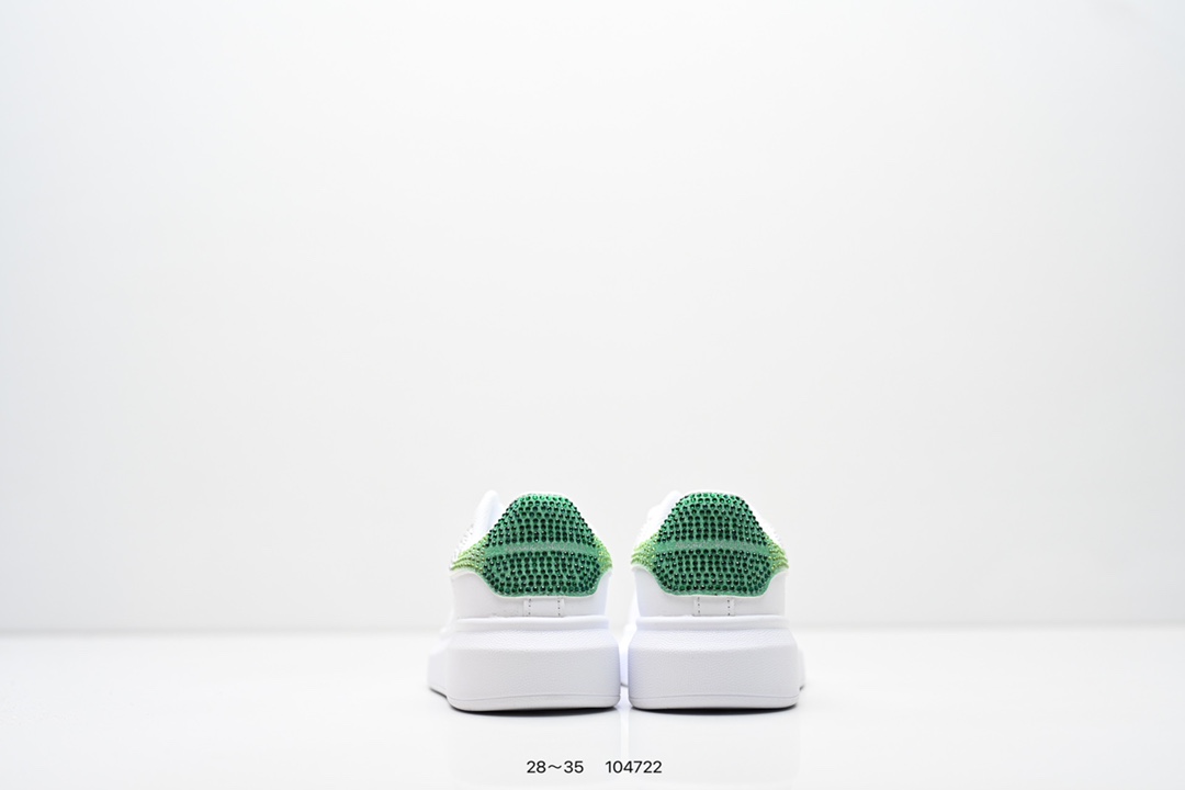 图片[7]-童鞋：意大利高奢品牌Alexander McQueen亚历山大·麦昆 Sole Leather Sneakers低帮时装厚底休闲运动小白鞋553770 尺码：28～35-选品中心