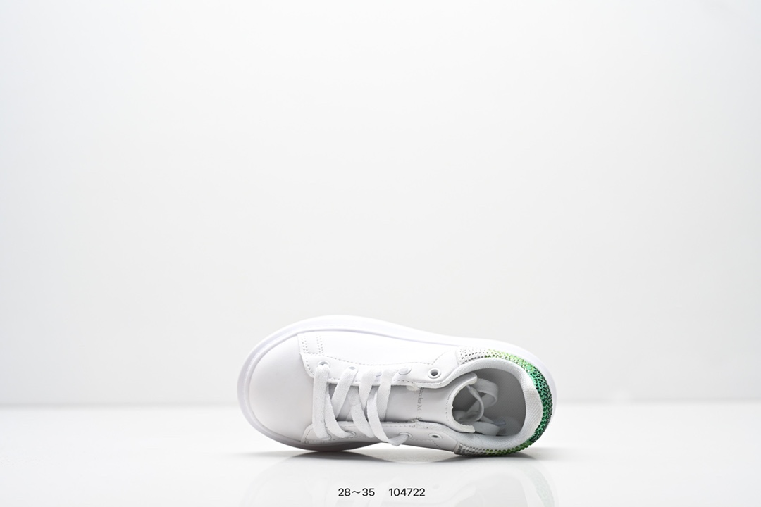 图片[4]-童鞋：意大利高奢品牌Alexander McQueen亚历山大·麦昆 Sole Leather Sneakers低帮时装厚底休闲运动小白鞋553770 尺码：28～35-选品中心