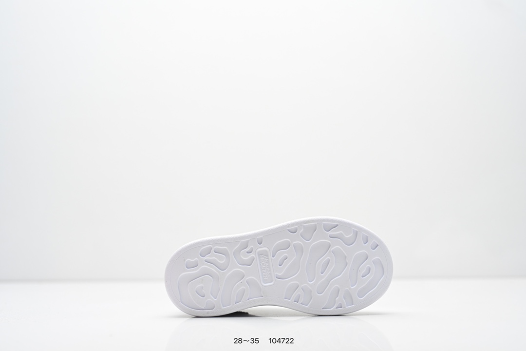 图片[6]-童鞋：意大利高奢品牌Alexander McQueen亚历山大·麦昆 Sole Leather Sneakers低帮时装厚底休闲运动小白鞋553770 尺码：28～35-选品中心