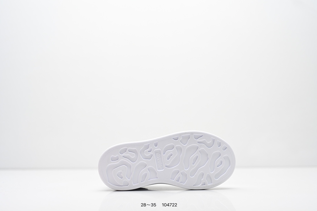 图片[6]-童鞋：意大利高奢品牌Alexander McQueen亚历山大·麦昆 Sole Leather Sneakers低帮时装厚底休闲运动小白鞋553770 尺码：28～35-选品中心
