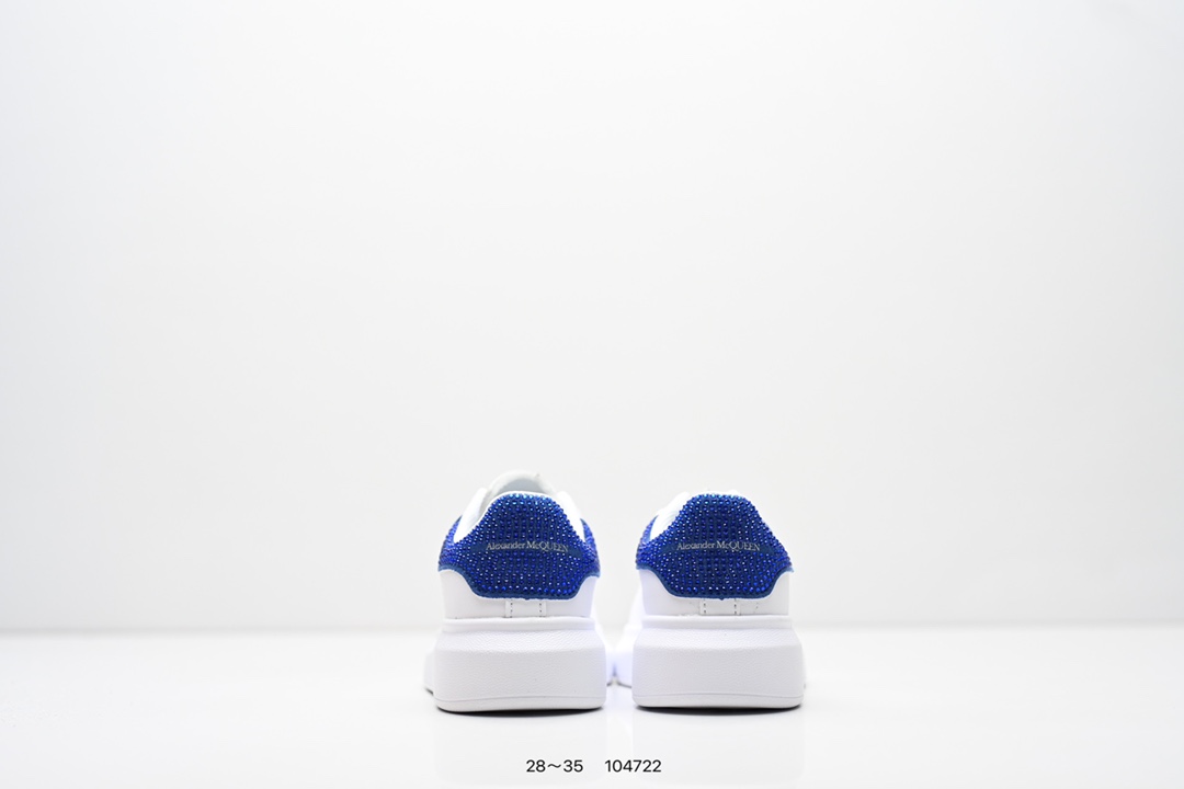 图片[7]-童鞋：意大利高奢品牌Alexander McQueen亚历山大·麦昆 Sole Leather Sneakers低帮时装厚底休闲运动小白鞋553770 尺码：28～35-选品中心