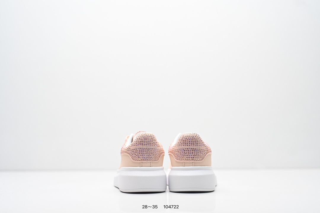 图片[7]-童鞋：意大利高奢品牌Alexander McQueen亚历山大·麦昆 Sole Leather Sneakers低帮时装厚底休闲运动小白鞋553770 尺码：28～35-选品中心
