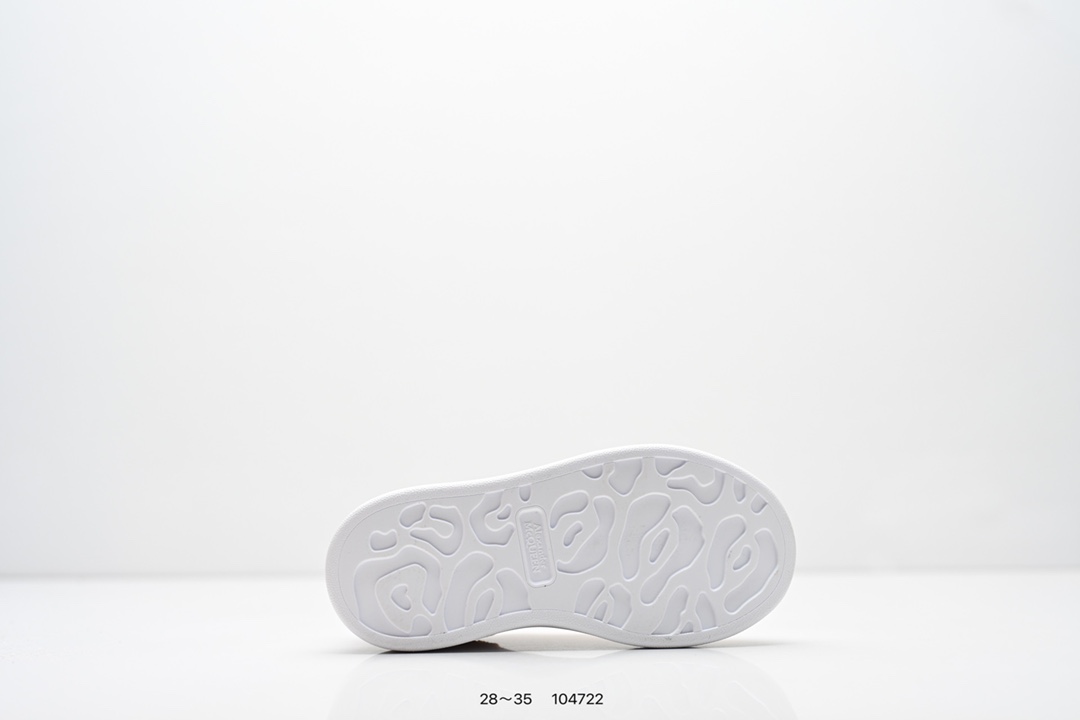 图片[6]-童鞋：意大利高奢品牌Alexander McQueen亚历山大·麦昆 Sole Leather Sneakers低帮时装厚底休闲运动小白鞋553770 尺码：28～35-选品中心