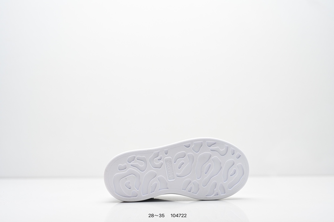 图片[6]-童鞋：意大利高奢品牌Alexander McQueen亚历山大·麦昆 Sole Leather Sneakers低帮时装厚底休闲运动小白鞋553770 尺码：28～35-选品中心