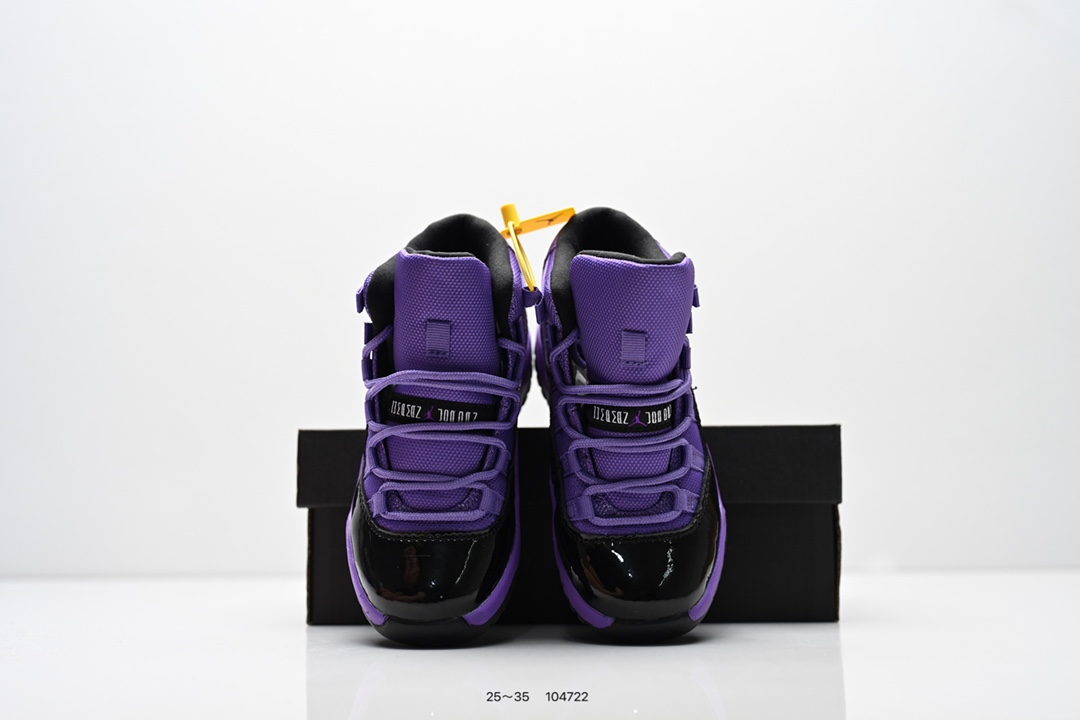 图片[8]-童鞋：耐克 AJ 乔丹11代 Nike Air Jordan 11Retro 篮球鞋复刻男子运动鞋 重现设计师汀克·哈特菲尔德广受赞誉的 1996 年鞋款设计，后者率先将 Zoom Air 缓震配置引入经典系列。鞋面采用优质材料，打造当季潮流风范。 优质材质组合鞋面，实现出色耐穿性 泡绵中底搭载全掌型 Zoom Air 缓震配置，塑就出众回弹的缓震效果 碳纤维稳定片 橡胶外底 货号：378039 401 尺码：25～35-选品中心