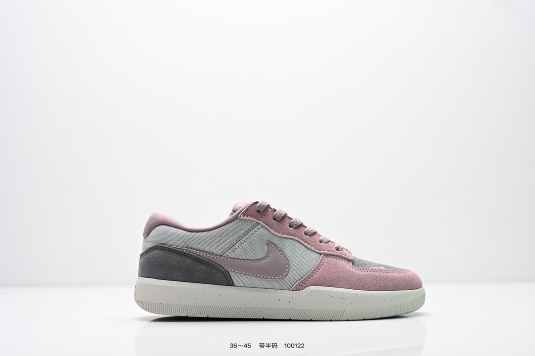 耐克Nike SB Force 58 运动滑板鞋.这是一款将前沿创新带入街头的单品,它具有硫化杯底,具有出色的耐用性和灵活性.使用柔软皮革和帆布拼接,在饰面上放置通风口,它自始至终都融入了传统篮球风格货号:DV5477 半 编码:100122