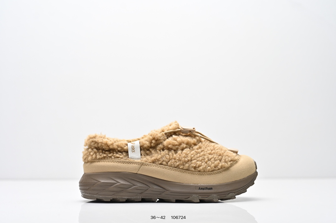 亚瑟士 Asics Gel-Sonoma WT 亚瑟士 泰迪毛毛拖 时尚复古 一脚蹬减震 保暖休闲鞋 货号:1203B036-020 尺码:如图所示 编码:106724