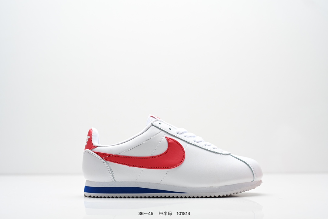 💰70
公司级：Nike Classic Cortez 耐克经典轻便舒适男子阿甘鞋休闲跑步鞋运动鞋 
纯粹而执着的精神 使得Cortez种在了一代人的心里 无论是否喜欢它复古的鞋型
货号:807471
尺码:36 36.5 37.5 38 38.5 39 40 40.5 41 42 42.5 43 44 45
ID:101814