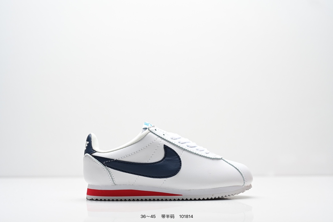 💰70
公司级：Nike Classic Cortez 耐克经典轻便舒适男子阿甘鞋休闲跑步鞋运动鞋 
纯粹而执着的精神 使得Cortez种在了一代人的心里 无论是否喜欢它复古的鞋型
货号:807471
尺码:36 36.5 37.5 38 38.5 39 40 40.5 41 42 42.5 43 44 45
ID:101814