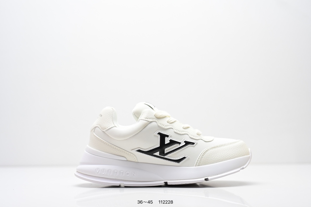 Louis Vuitton Trainer Sneaker Low 全新 LV 路易威登 休闲运动文化百搭板鞋 货号:518COL 编码:112228