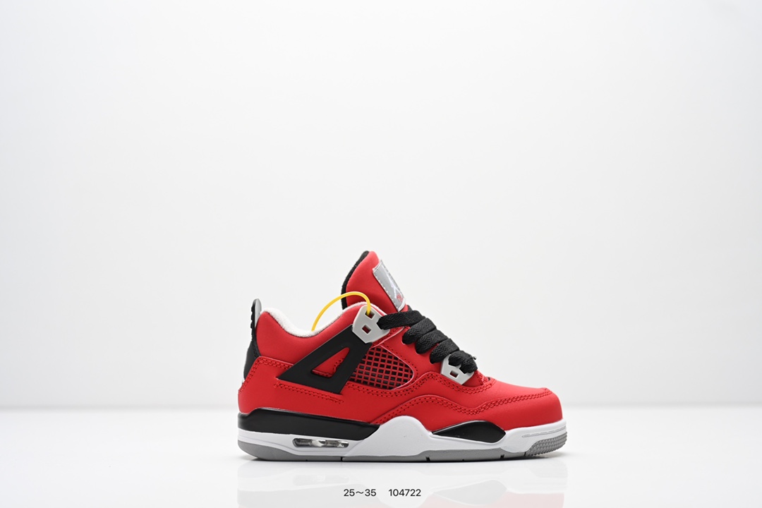 NO:717729,Children's shoes Air Jordan 4 Retro Michael Jordan AJ4 mid-top retro casual sports culture basketball shoes Item number: 308497 Code 104722 Size 25～35, Jordan series,19860909童鞋Air Jordan 4 Retro 迈克尔·乔丹AJ4代中帮复古休闲运动文化篮球鞋 货号:308497 编码104722 尺码25～35,乔丹系列,,Children's
