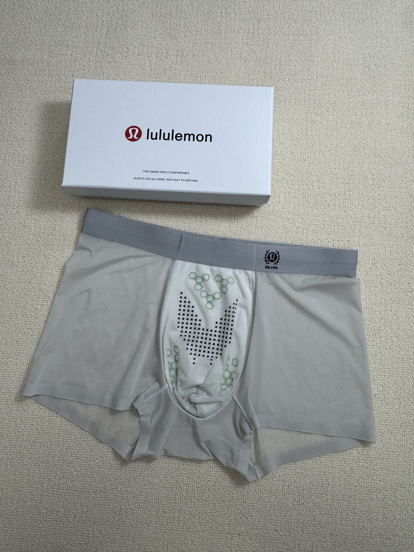 🆕🆕lululemon（露露）2025ss春夏新款，男士超薄冰丝印花内裤！采用超薄网眼冰丝面料，30D