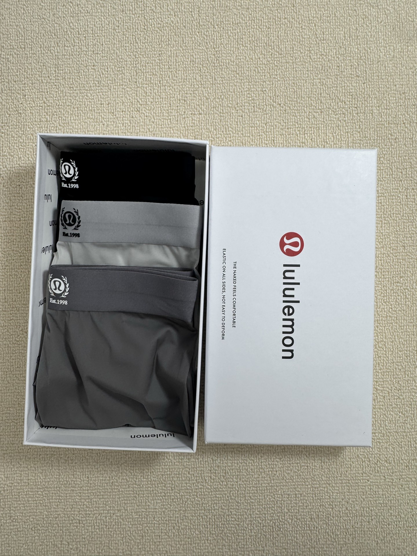  🆕🆕lululemon（露露）2025ss春夏新款，男士超薄冰丝印花内裤！采用超薄网眼冰丝面料，30D
