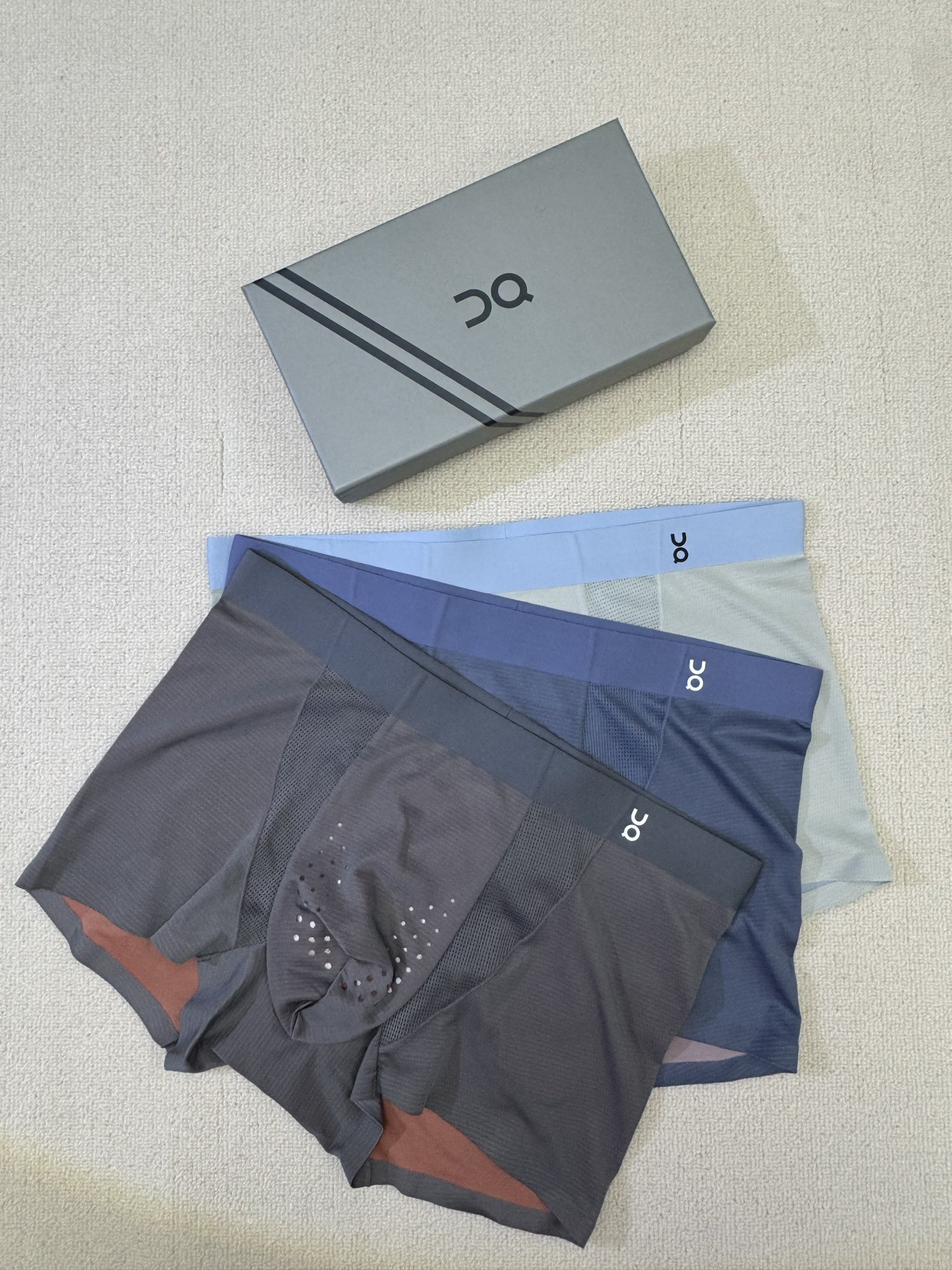  原单品质！精品盒装男士内裤！外贸国外订单，高品质，锦纶冰丝无痕切割工艺 科学配 82.5%锦纶+17.