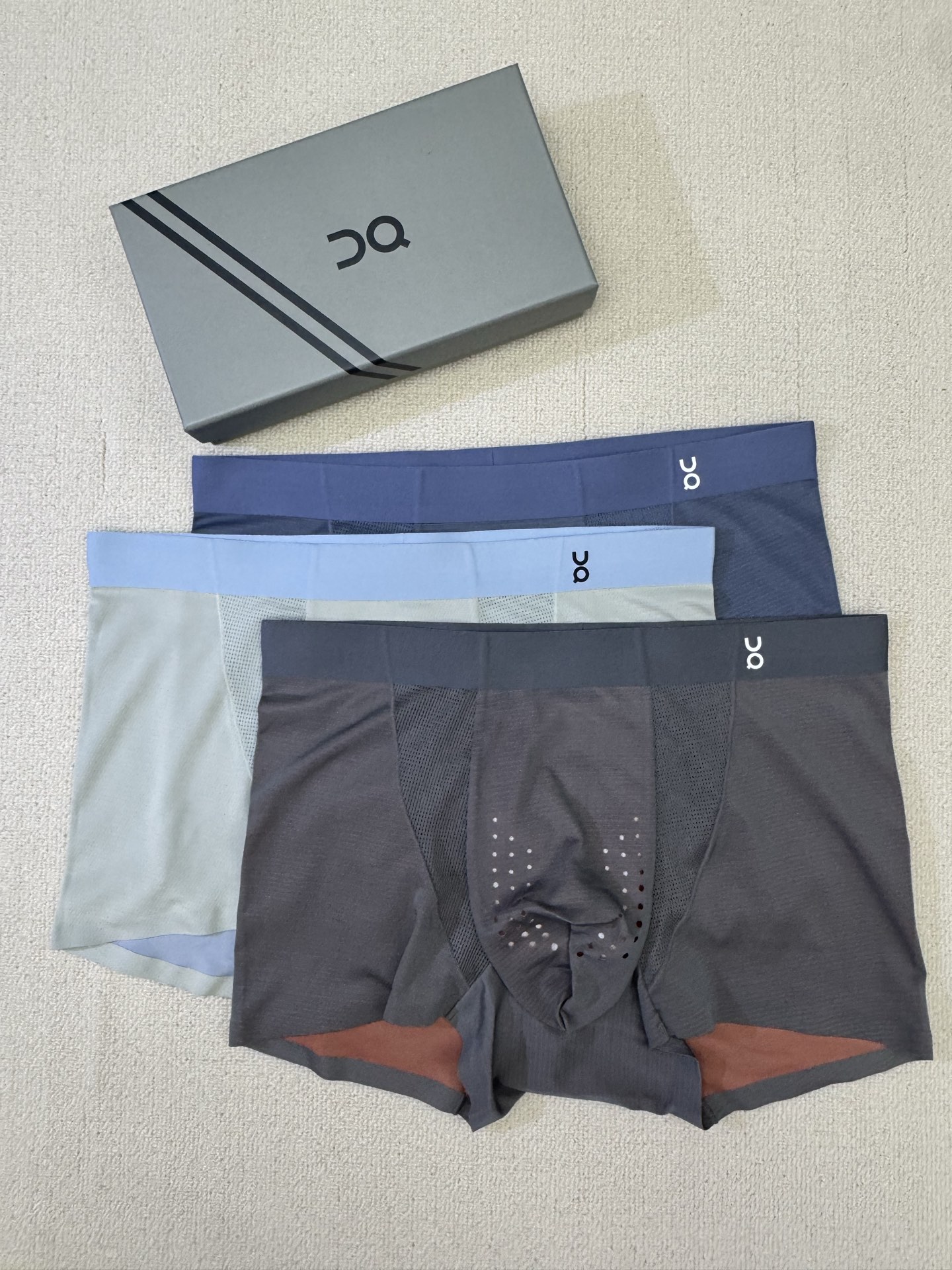  原单品质！精品盒装男士内裤！外贸国外订单，高品质，锦纶冰丝无痕切割工艺 科学配 82.5%锦纶+17.