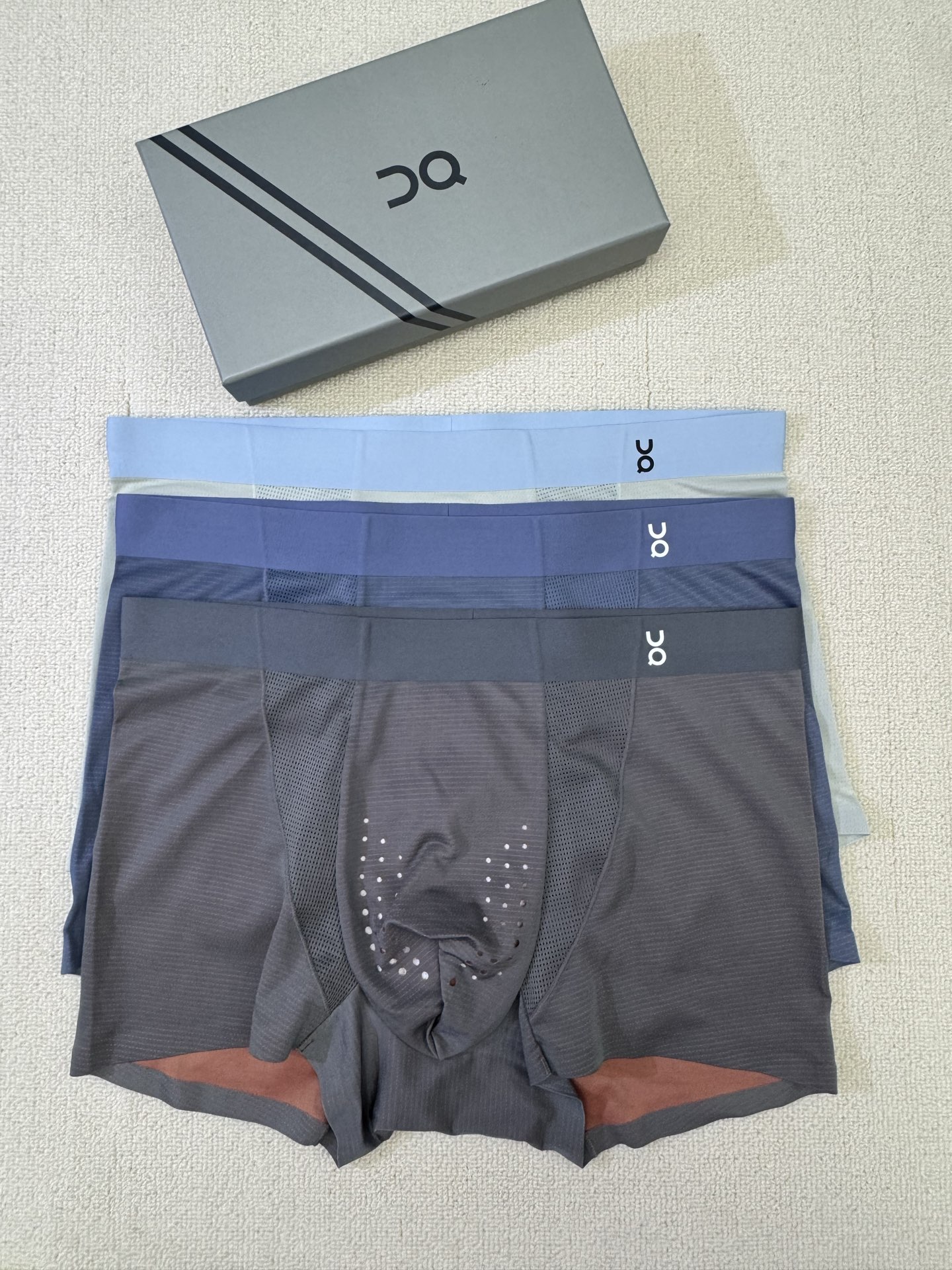  原单品质！精品盒装男士内裤！外贸国外订单，高品质，锦纶冰丝无痕切割工艺 科学配 82.5%锦纶+17.
