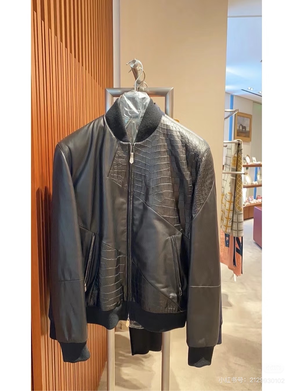 Último modelo de mostrador, Hermès con patrón de cocodrilo combinado! 48-56
