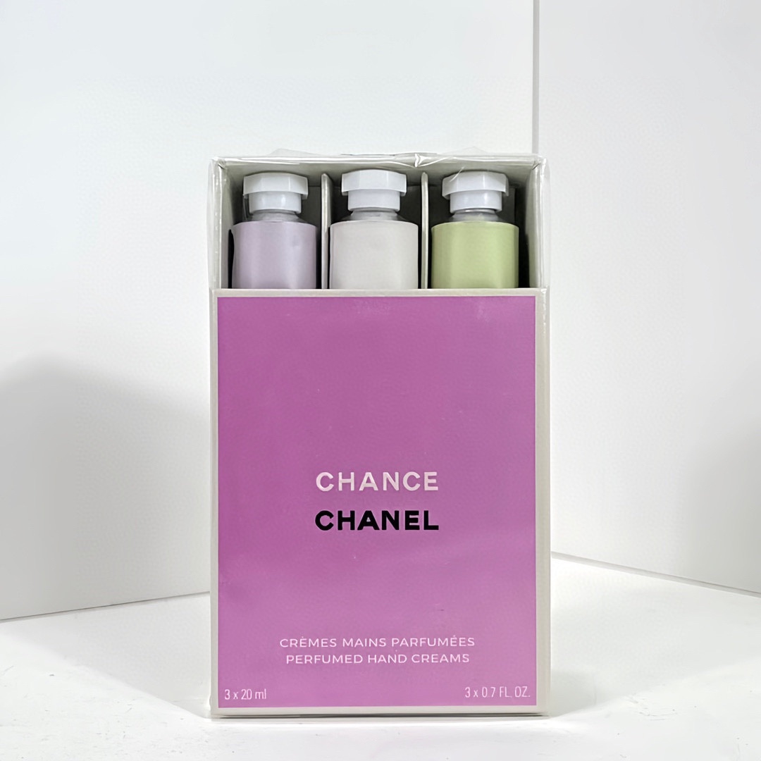 Set de tres cremas de manos Chanel Chance! Contiene: 20ml×3.