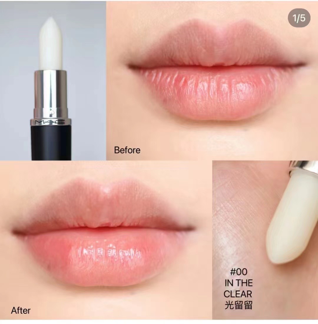 26! Bálsamo labial MAC! Tono: 00# In the clear.