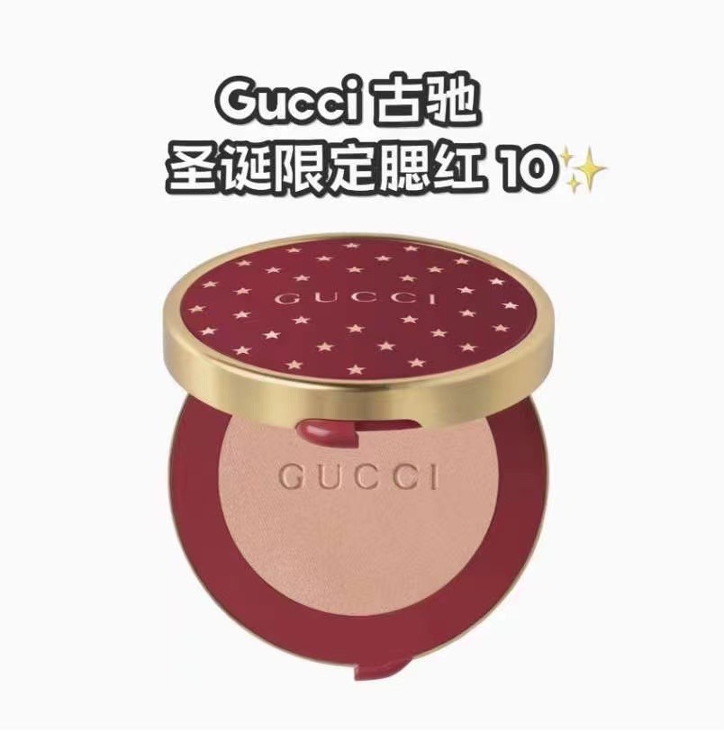 35. Gucci colorete limitado de Navidad 5.5g 10# 🔜 ¡Calidad uno a uno❗️Nuevo Gucci colorete limitado de Navidad 2024 10…