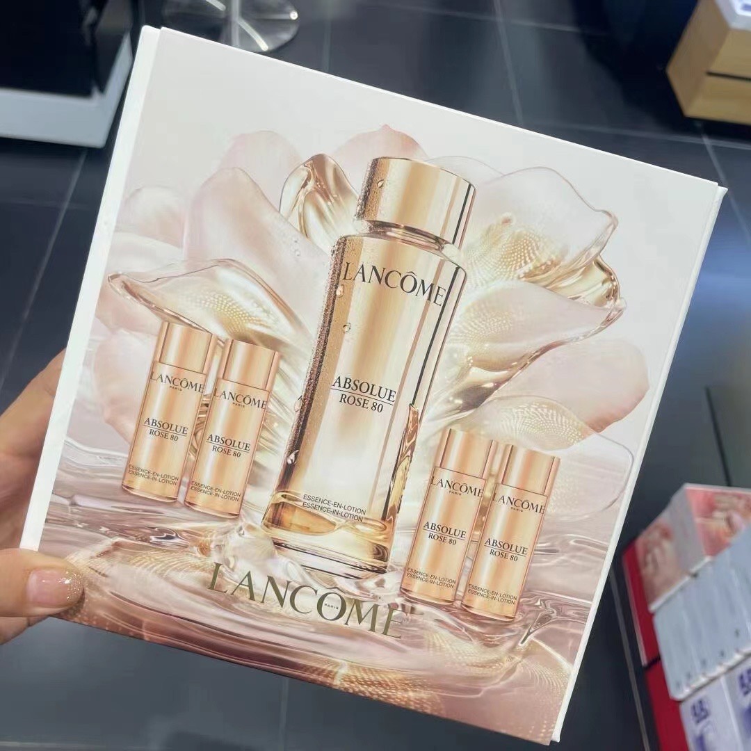 Lancôme Absolue Rose Toner 4+1 Set! Includes: 150ml×1, 30ml×4.