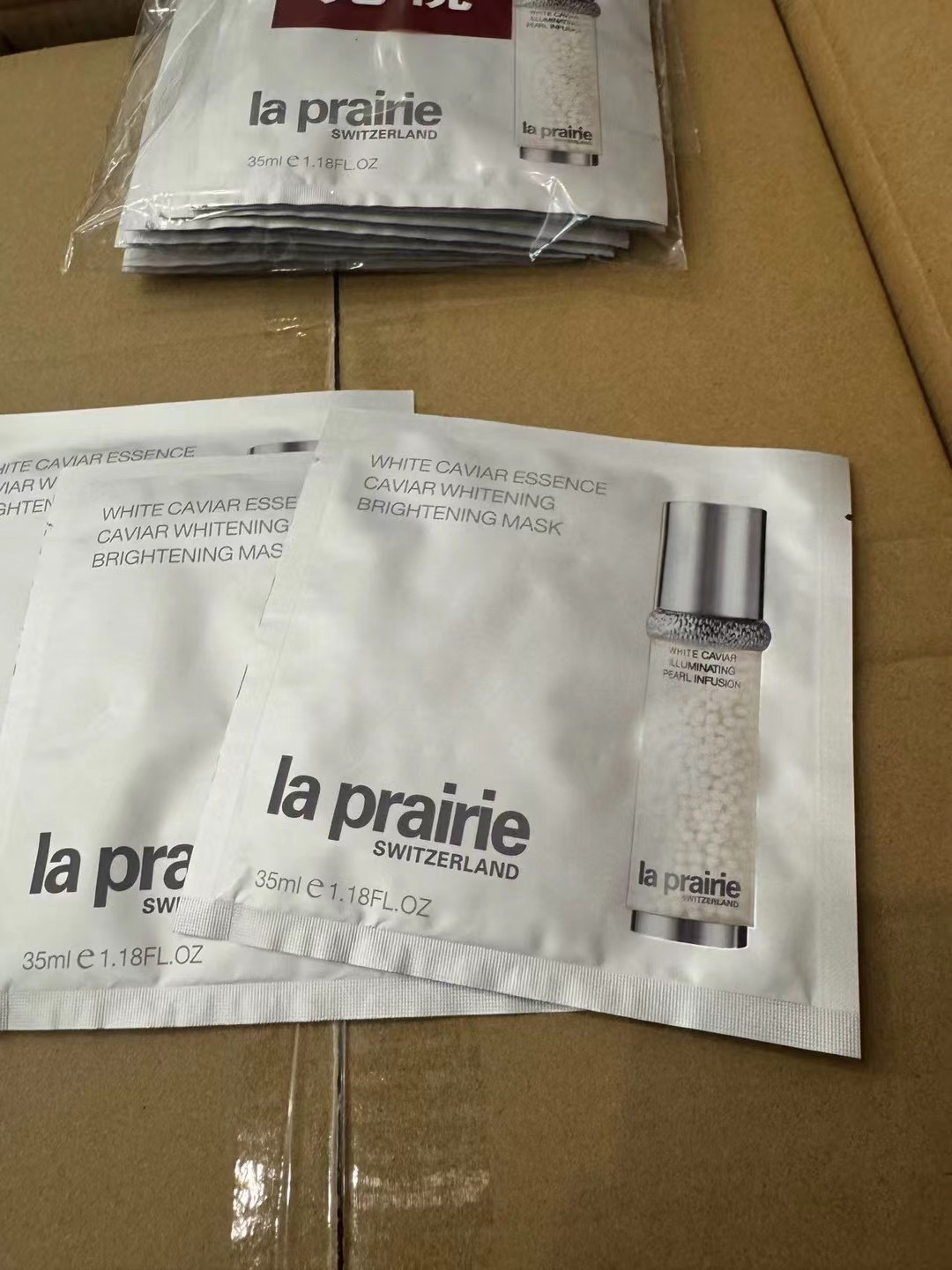 ¡Mascarillas de caviar blanco La Prairie, paquete de 10 unidades!
