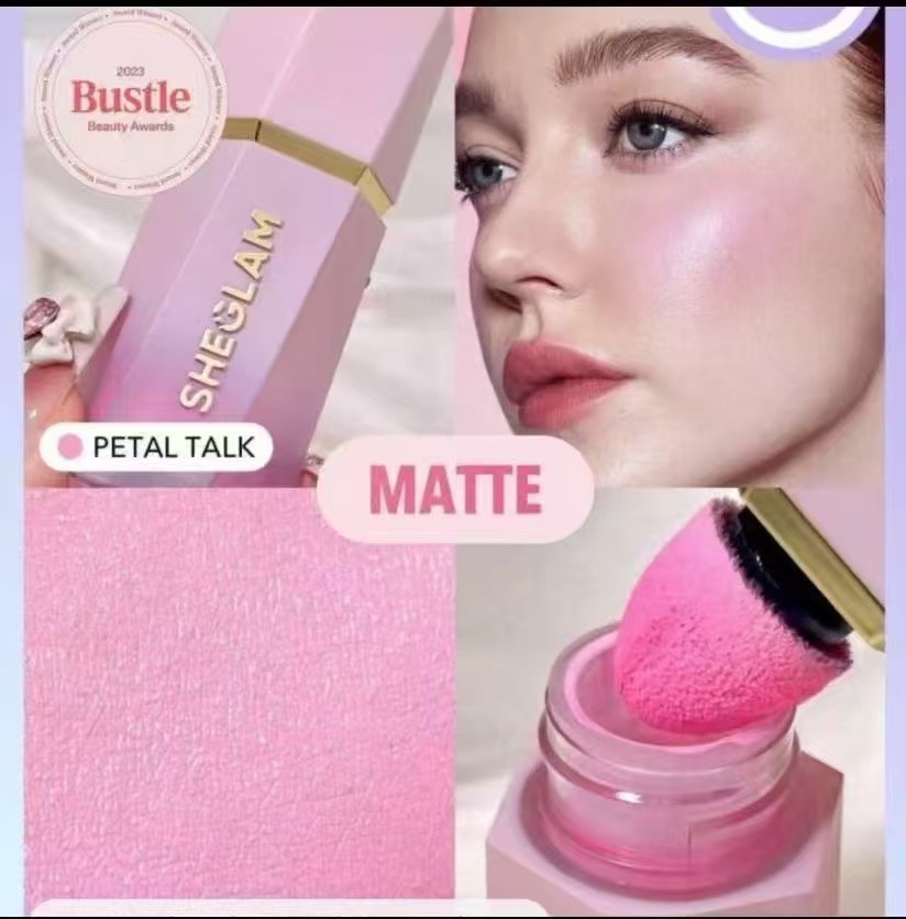 专柜品质/50💰包邮
Sheglam液体腮红5.2ml！色号：Hush Hush#，Petal Talk#，Love Cake#。