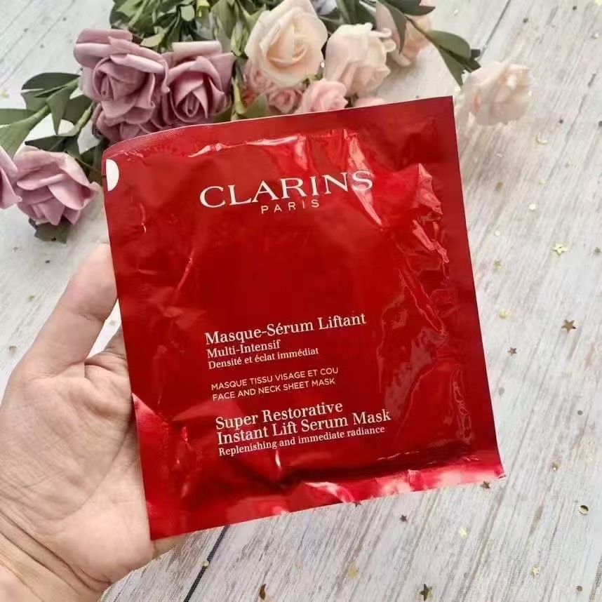 Mascarilla blanqueadora Clarins paquete de 10 unidades!