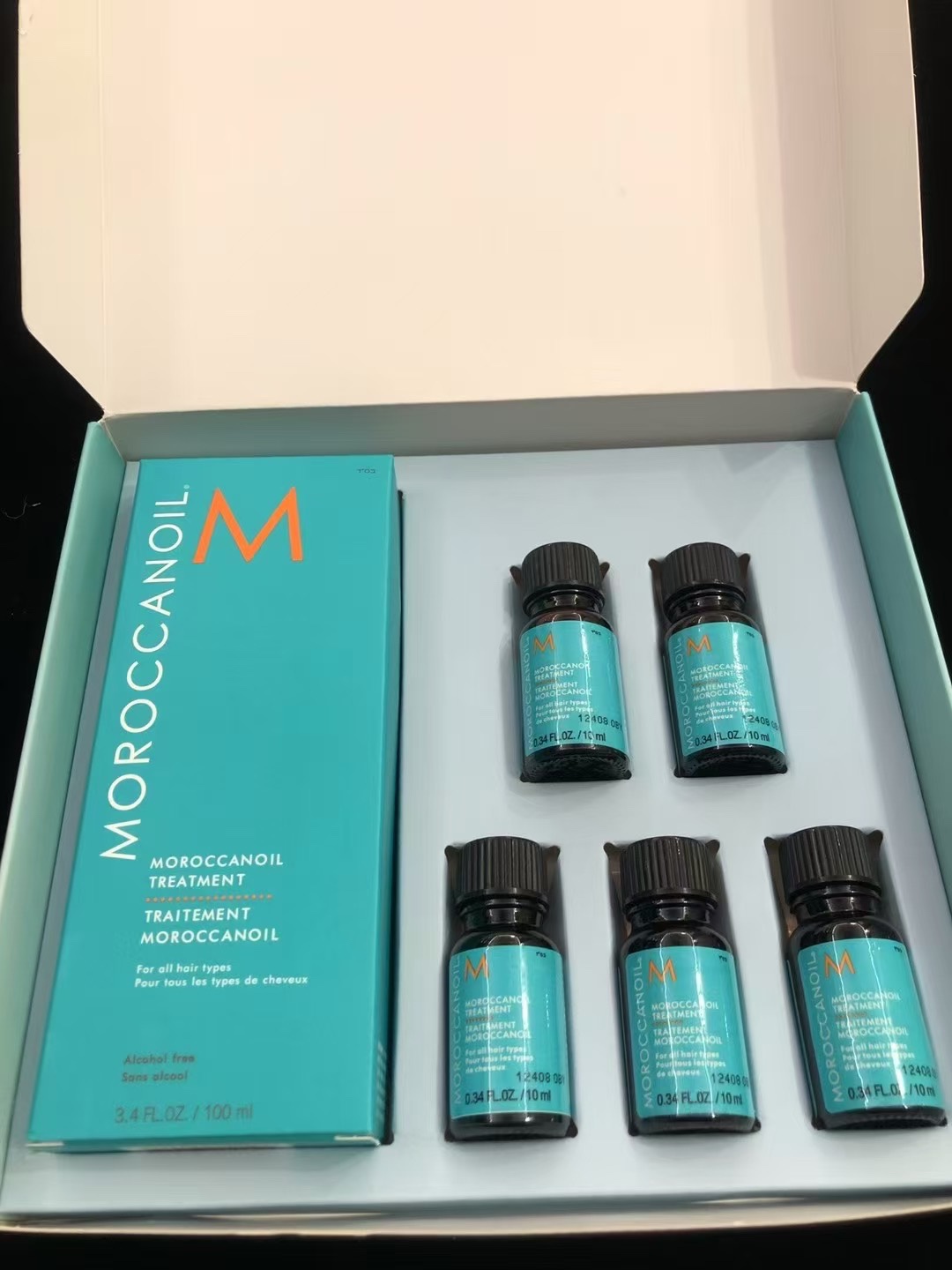 ✨95包
摩洛哥护发精油5+1套装！内含：100ml*1+10ml*5。