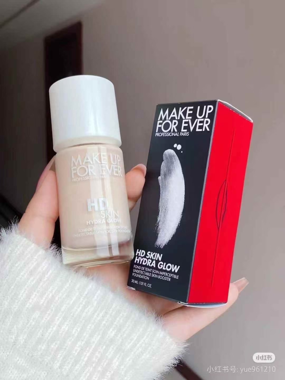 Base de maquillaje oxígeno de Make Up For Ever 30ml! Tonos: 1N02# color natural, 1N00# blanco marfil, 1R00# blanco rosa…