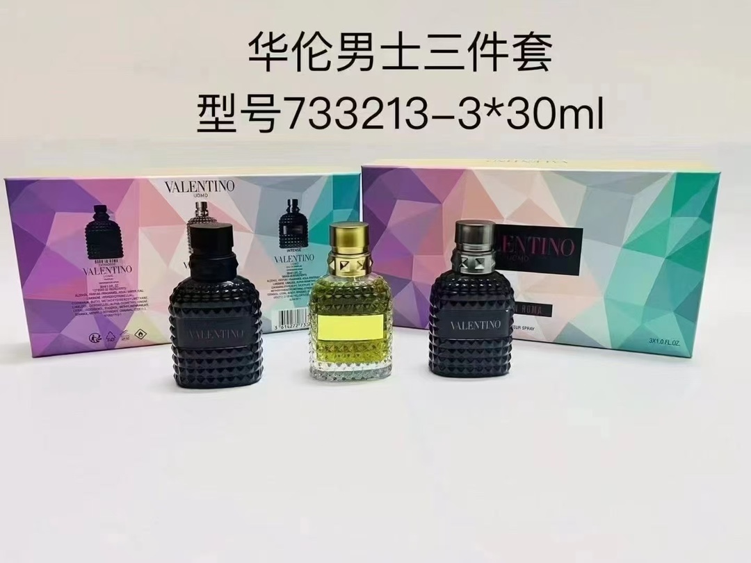 60! Nueva versión de Valentino perfume tamaño viaje 30ml set de tres piezas versión deslumbrante!