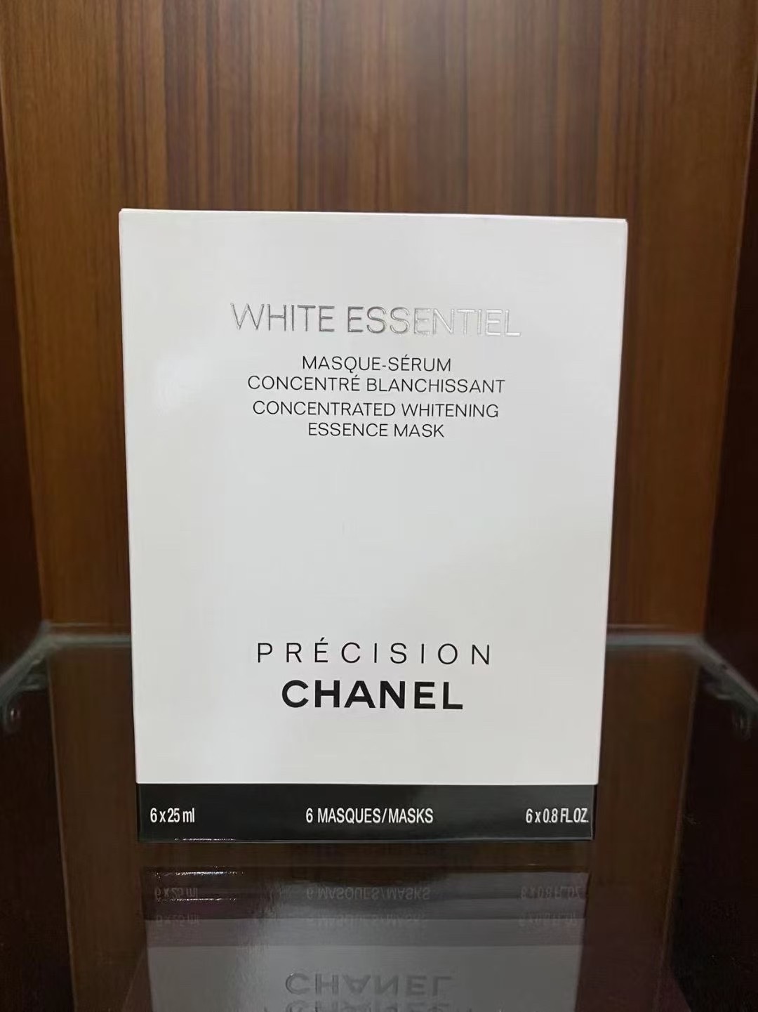 38! (Nota del pedido: mascarilla de camelia 6 unidades) Mascarilla de camelia Chanel versión Mingtong 6 unidades, textu…