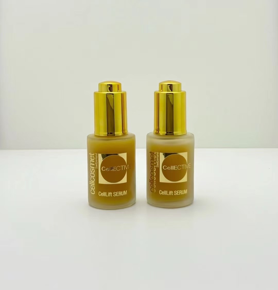 Esencia pequeña botella dorada de Cellcosmet 30ml! Esencia de revitalización facial. Después de los 30, la esencia ya n…