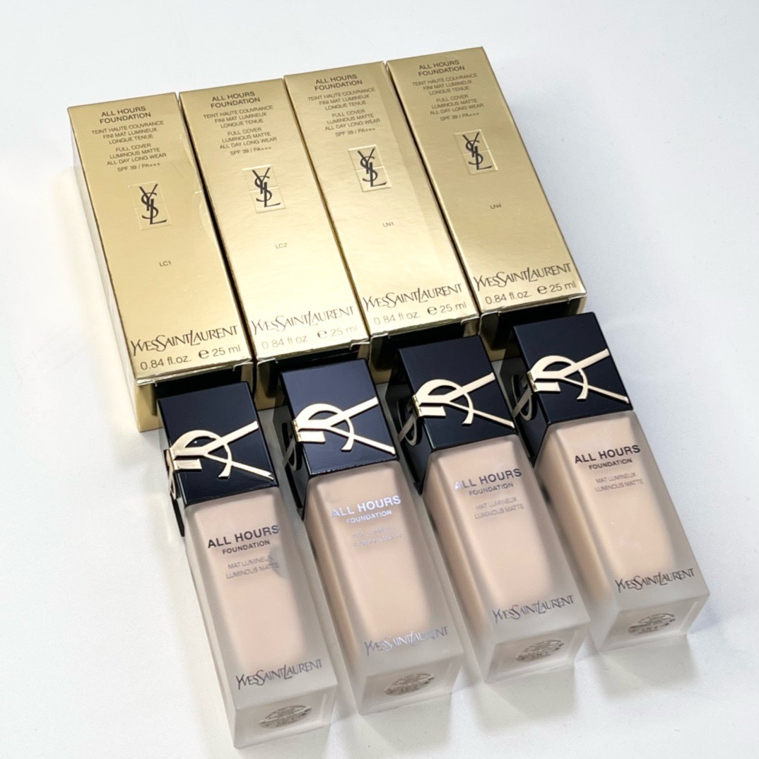 50! (Nota al hacer pedido: Base de maquillaje en relieve Saint Laurent tapa negra Edición Mingtong + número de color) B…