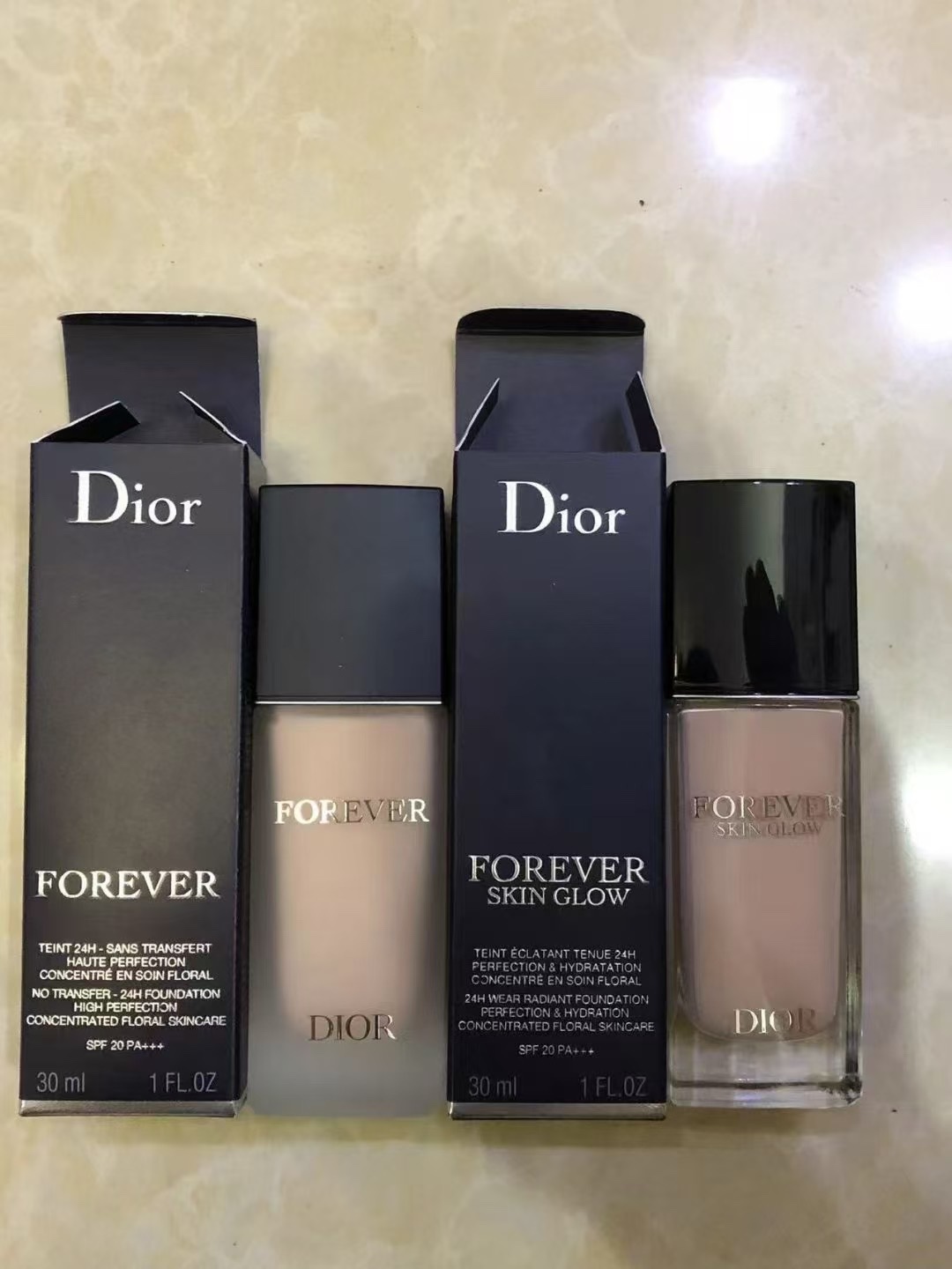 Base de maquillaje Dior de nueva generación 30ml! Tonos: hidratante 1N, ON, mate 1N, ON.