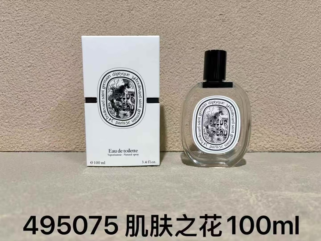 Diptyque Caja blanca con etiqueta 100ml! Aromas: 495075 Fleur de Peau, Agua de Manzana Dorada, Papel, Higo, Tam Dao, Li…