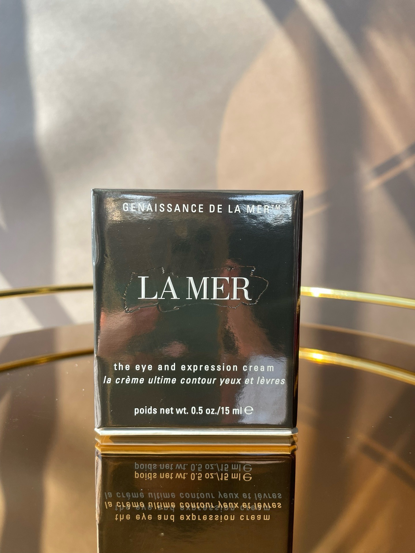 NO:810943,La Mer gilt rejuvenating eye cream Mingtong version 15ml, skin care products19860909海蓝之谜鎏金焕颜眼霜明通版15ml,护肤品,accessory